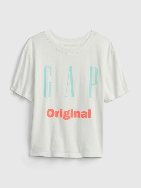 GAP Tricou pentru copii Alb