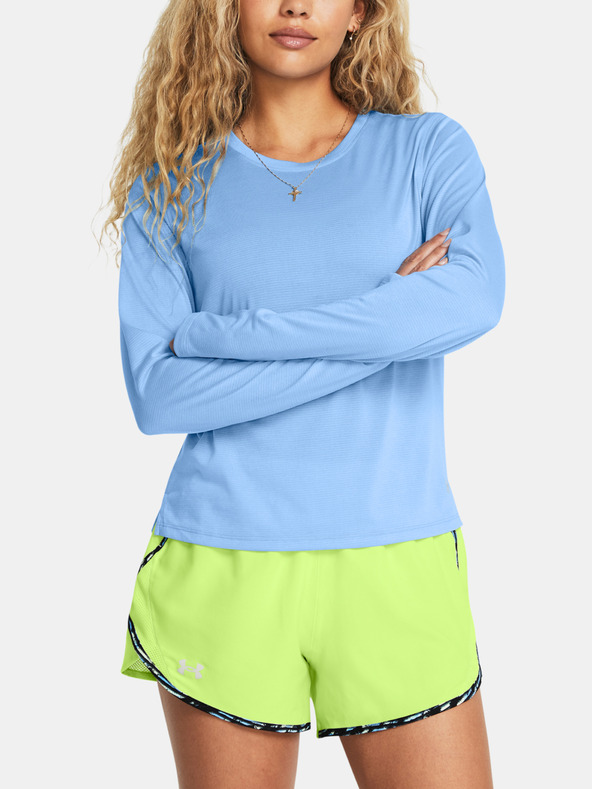 Under Armour UA Launch Longsleeve Tricou Albastru