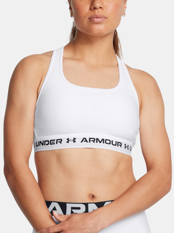 Under Armour Crossback Mid Sutien Alb
