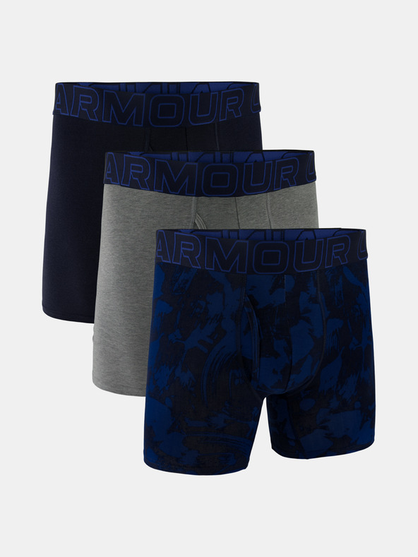 Under Armour M UA Perf Cotton Nov 6in Boxeri, 3 bucăți Albastru