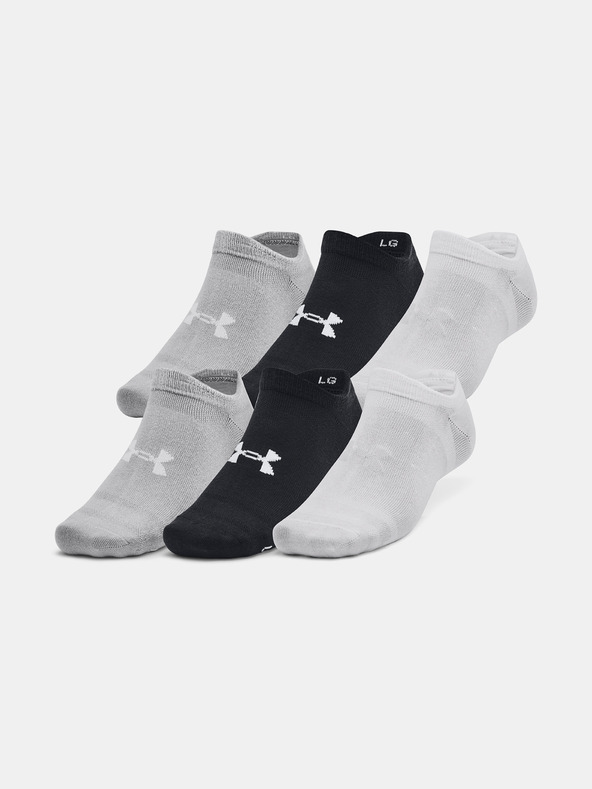 Under Armour UA Essential No Show Șosete 6 perechi Negru