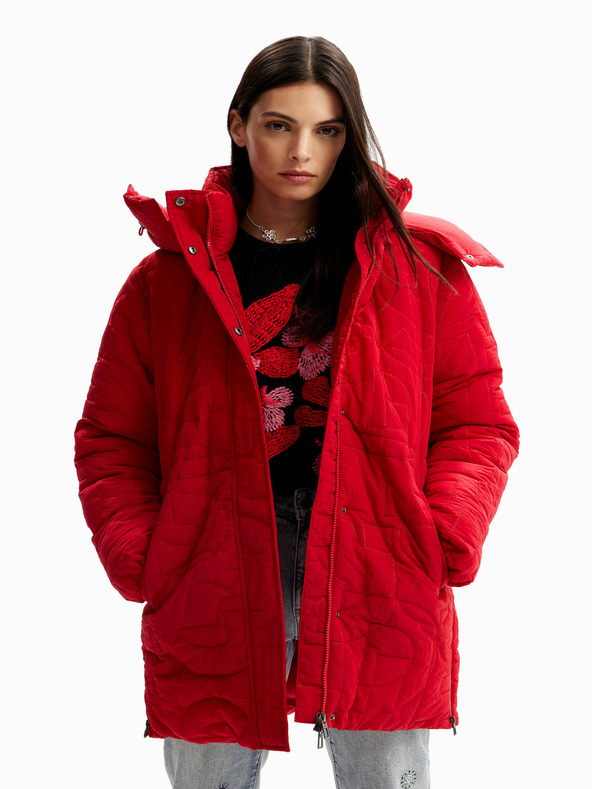 Desigual Tulip Jacheta Roșu