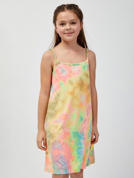Sam 73 Rochie de vară cu model verde și galben pentru fete SAM73 Equuleus