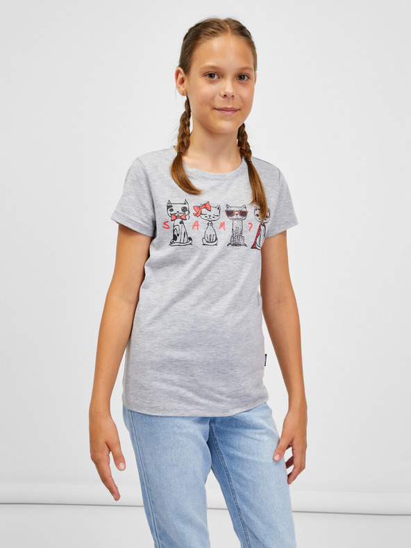 Sam 73 Axill Tricou pentru copii Gri