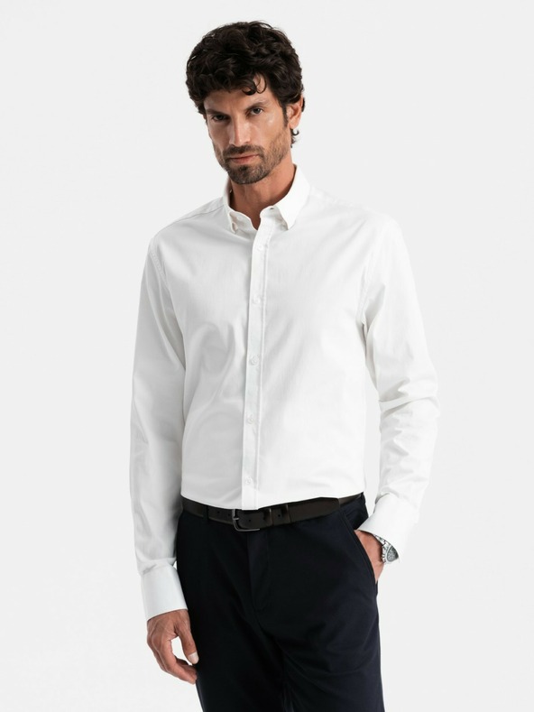 Ombre Clothing Cămașă Alb