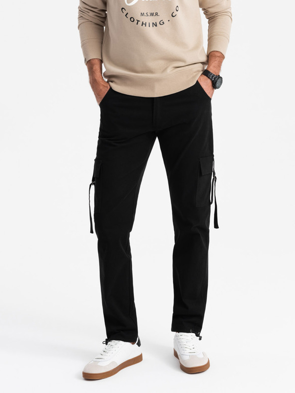 Ombre Clothing Pantaloni Negru