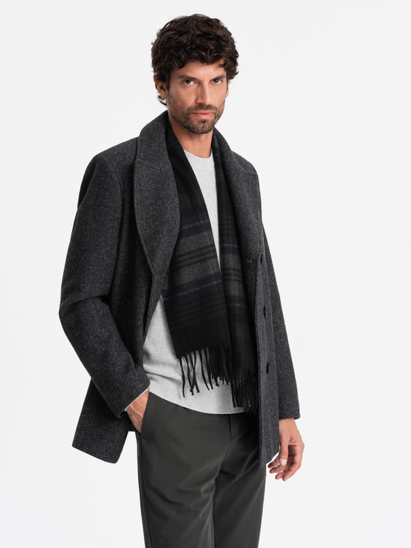 Ombre Clothing Palton Gri