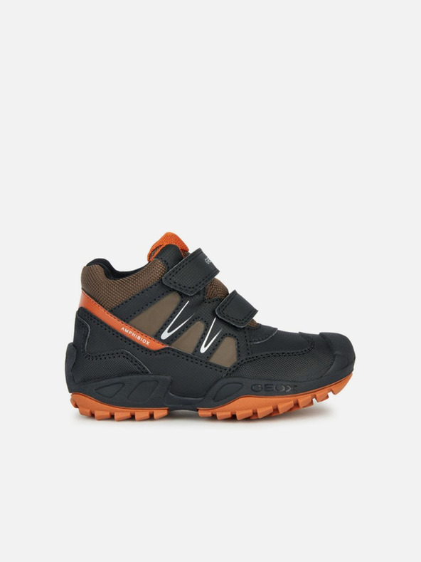 Geox New Savage b a Ghete pe gleznă pentru copii Negru