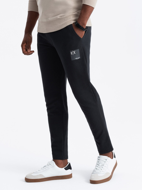 Ombre Clothing Pantaloni de trening Negru