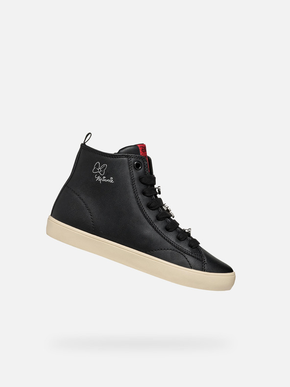 Geox Gisli Girl Ghete pe gleznă pentru copii Negru