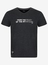 Loap Tricou negru LOAP Alpron pentru bărbați