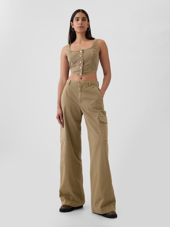 GAP Baggy Cargo Pantaloni Maro