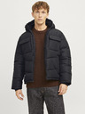 Jack & Jones Jachetă matlasată neagră Jack & Jones Build pentru bărbați