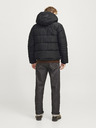 Jack & Jones Jachetă matlasată neagră Jack & Jones Build pentru bărbați