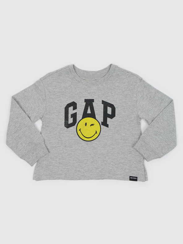 GAP Gap & Smiley® Tricou pentru copii Gri