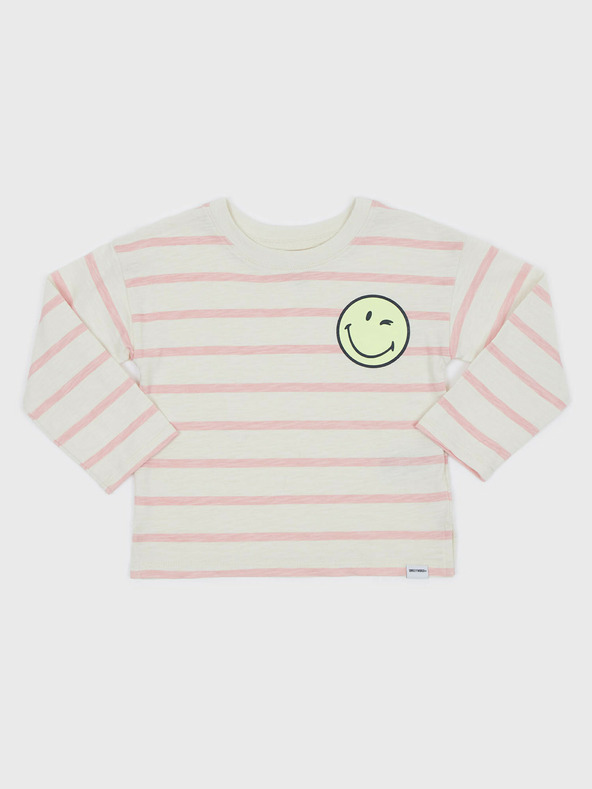 GAP Gap & Smiley® Tricou pentru copii Alb