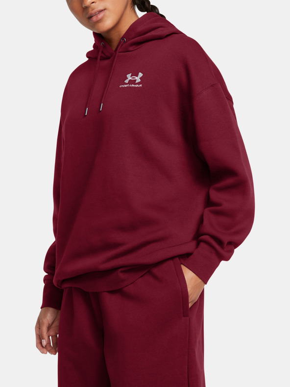 Under Armour UA Icon Fleece OS Hoodie Hanorac Roșu