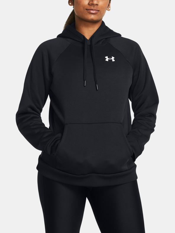 Under Armour UA Armour Fleece Hoodie Hanorac Negru