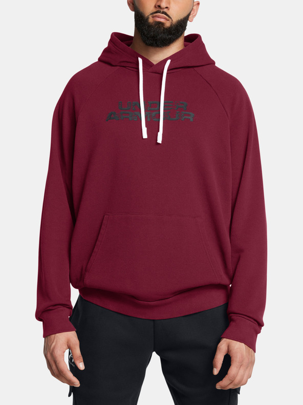 Under Armour UA Rival Flc Txtr CG Hoodie Hanorac Roșu
