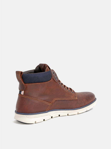 Jack & Jones Botine din piele maro pentru bărbați Jack & Jones Tubar