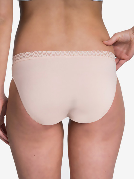 Bellinda Chiloți de corp pentru femei cu detaliu din dantelă Bellinda FANCY COTTON MINISLIP