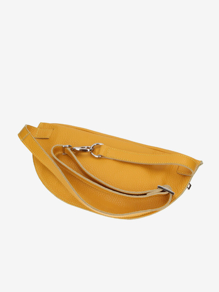 Elega Pungă pentru femei galbenă ELEGA Cammie Leather Kidney
