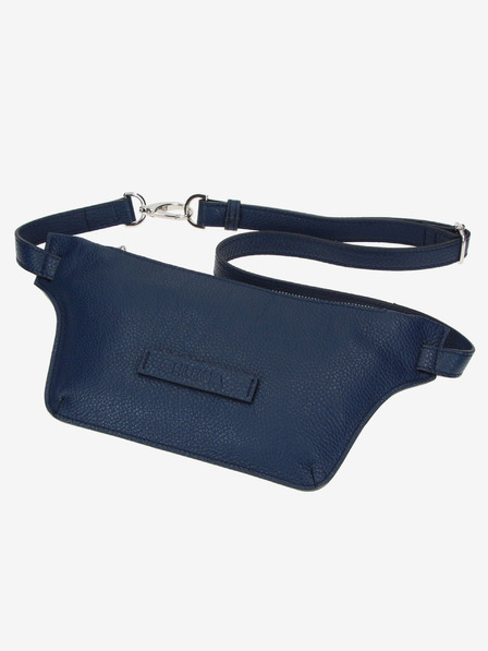 Elega Geantă pentru femei din piele albastru închis ELEGA Merlin Kidney Bag
