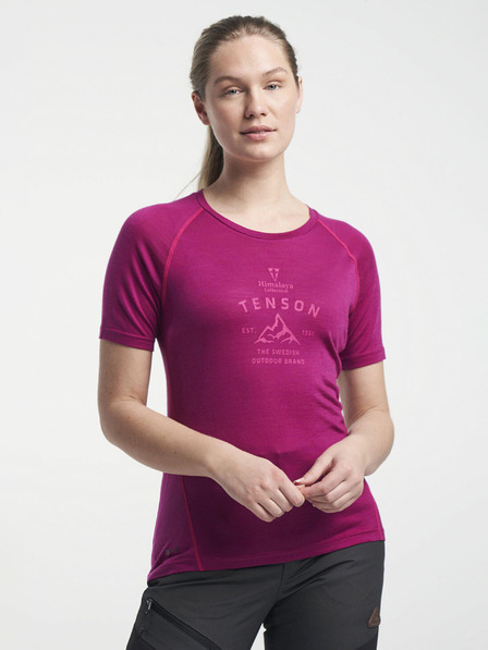 Tenson Femei TENSON Himalaya Wool Tee W violet