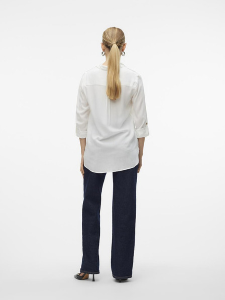 Vero Moda Bluză albă pentru femei Vero Moda Bumpy